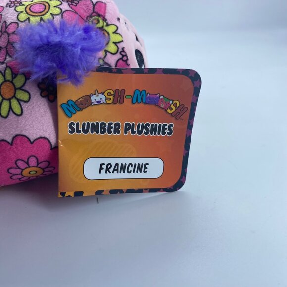 Moosh-Moosh Slumber Plushies Francine the Poodle Dog Puppy Floral Plush Pillow - Picture 4 of 9